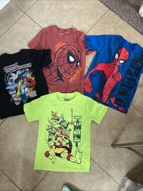 4 Boys Size: 7 T-Shirt Bundle